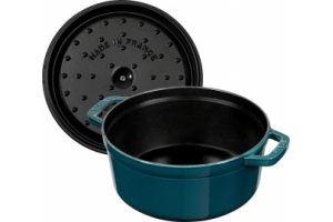 Staub ronde cocotte 24 cm - 3,8 L - La mer