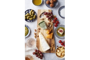 DAGELIJKSE KOST SERVEERPLANK UIT ACACIAHOUT 38X17X1.5CM