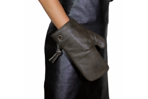 DUTCH DELUXES HANDSCHOEN LEDER VINTAGE GREY