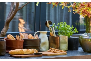 DUTCH DELUXES KEUKENTOOLHOUDER KERAMIEK PLATINUM