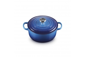 LE CREUSET RONDE BRAAD/STOOFPAN 20CM-2,4 LITER - Azure