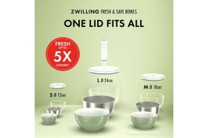 ZWILLING FRESH & SAVE SET VACUUMKOMMEN - GLAS - 3 STUKS