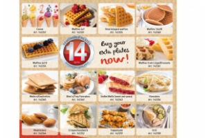 FRITEL WAFELIJZER WAFFLE TASTIC - WAFELS 4 X 6 - UITNEEMBARE PLATEN