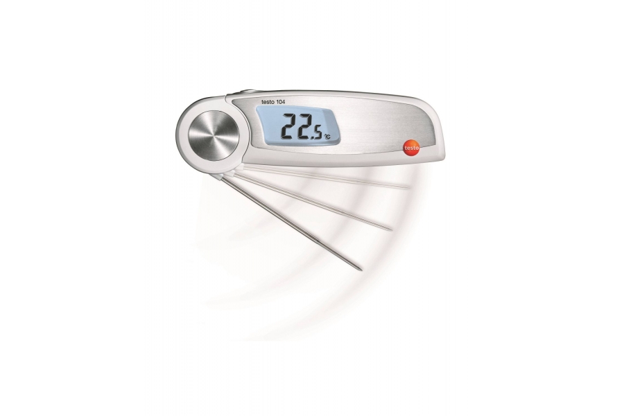 Testo 104 uitklapbare steekthermometer