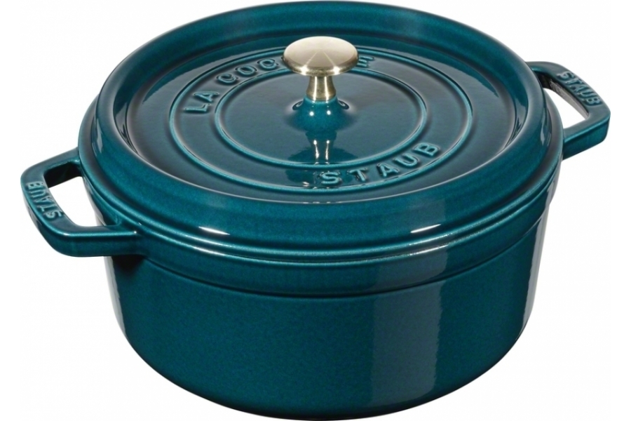 Staub ronde cocotte 24 cm - 3,8 L - La mer