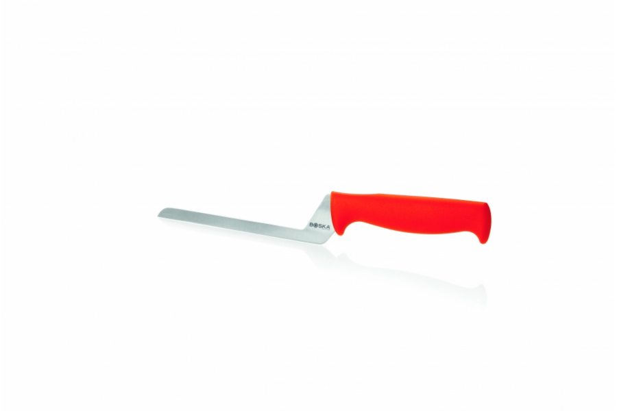 BOSKA Zachte Kaasmes Professioneel Blauw Heft 140 mm - Rood