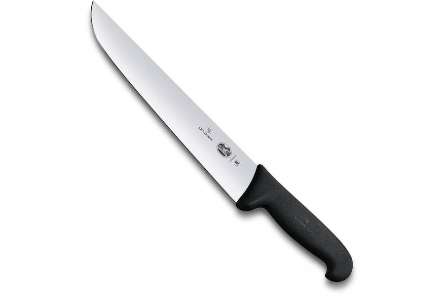 VICTORINOX Snijmes fibrox 26cm - Zwart