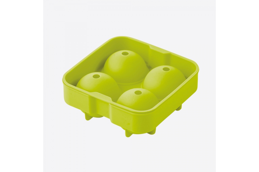 Dotz ijsballenvorm uit silicone voor 4 ijsballen Ø 4,5cm