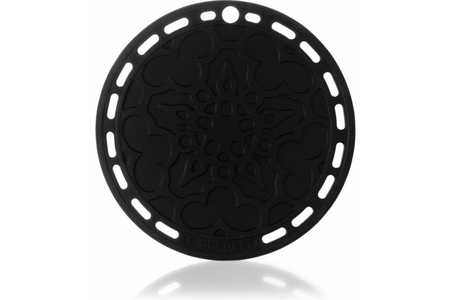 LE CREUSET ONDERZETTER SILICONE - Zwart