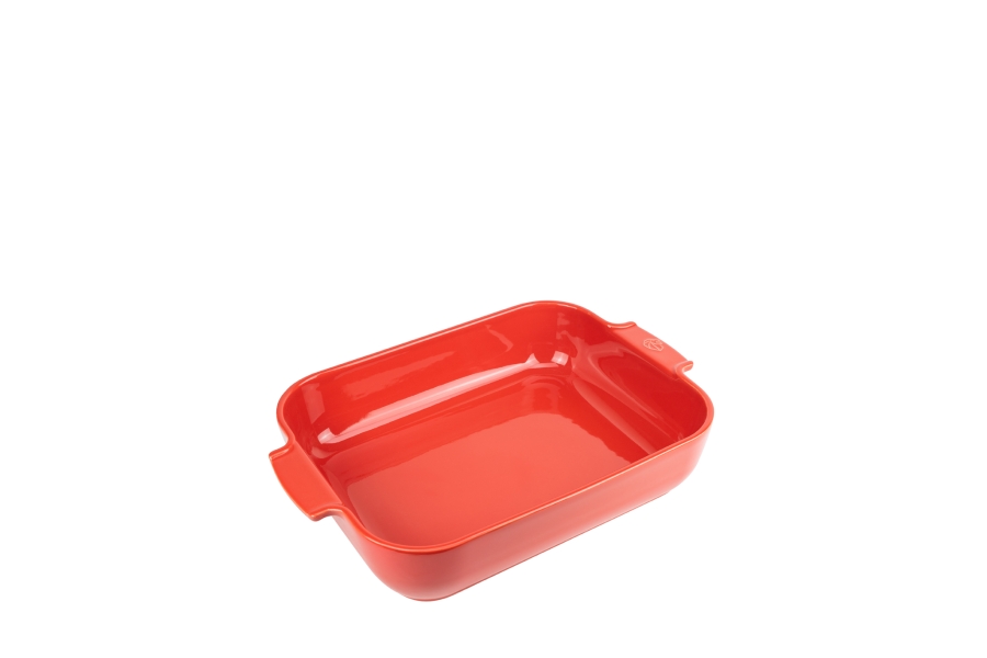 PEUGEOT OVENSCHAAL RECHTHOEKIG 40CM - Rood