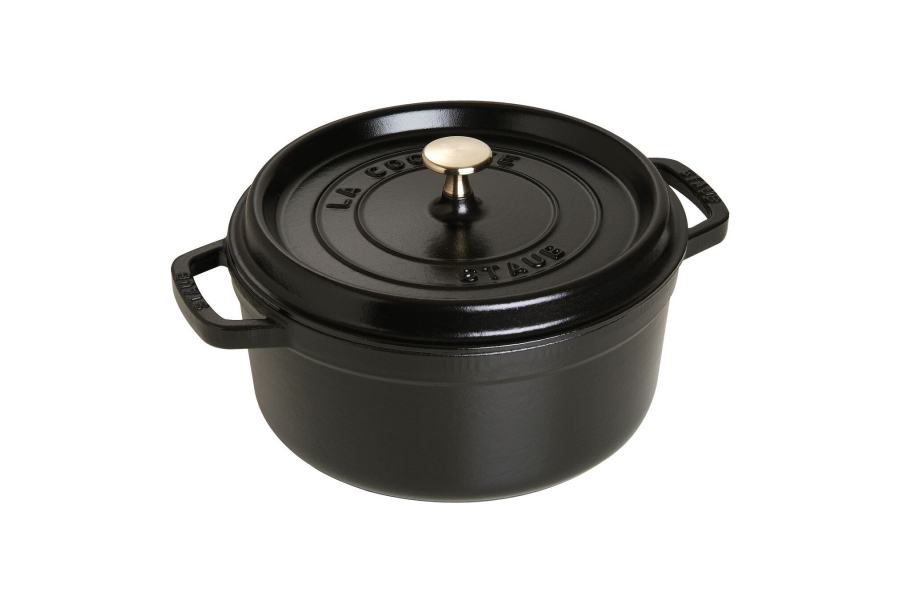 STAUB COCOTTE ROND 24CM - 3,8L - Zwart
