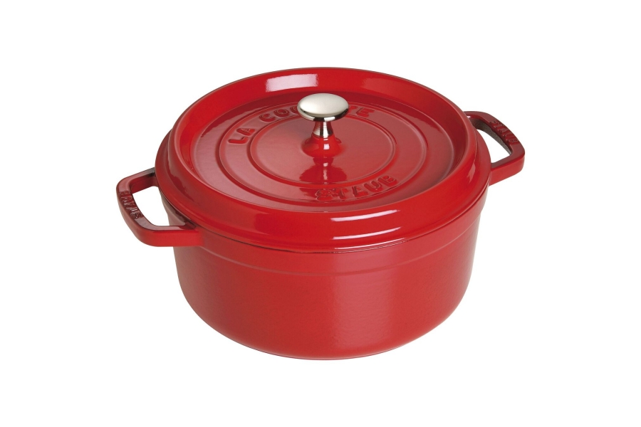 STAUB COCOTTE ROND 24CM - 3,8L - Kersenrood