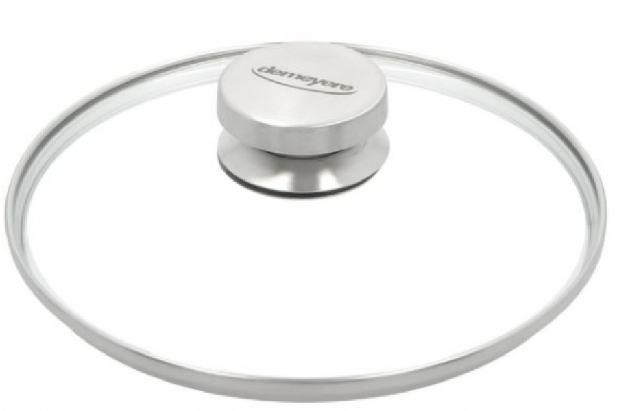 DEMEYERE DEKSEL GLAS RVS KNOP 20CM