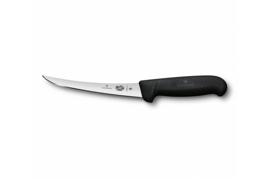 VICTORINOX UITBEENMES RECHT 15CM - Zwart