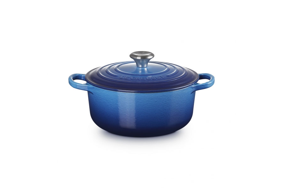 LE CREUSET RONDE BRAAD/STOOFPAN 20CM-2,4 LITER - Azure