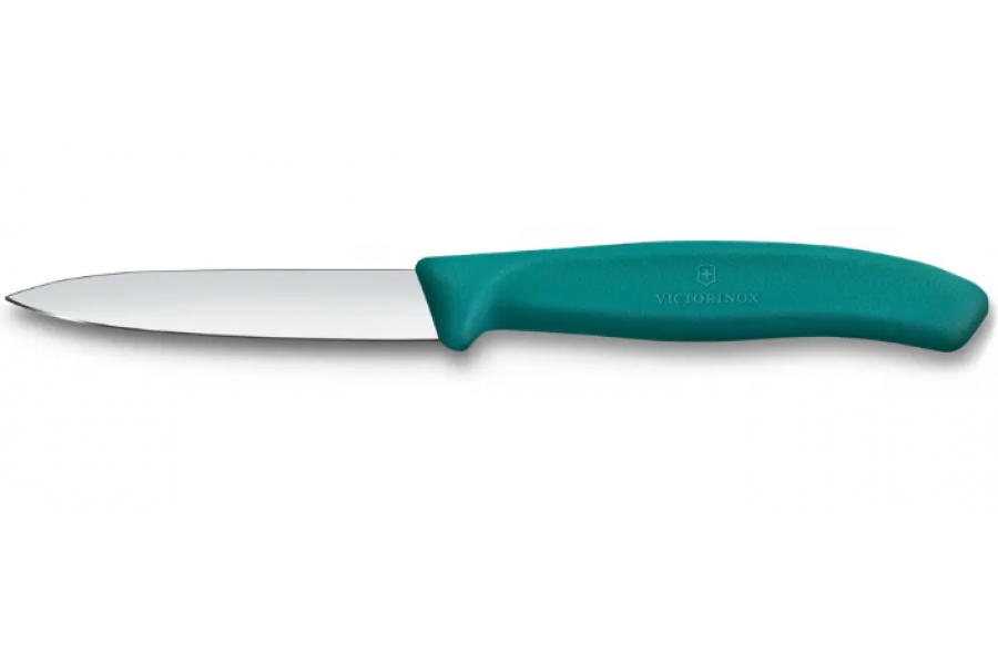 VICTORINOX AARDAPPELMES / SCHILMES MET SCHUINE TOP - 8 CM - Groen