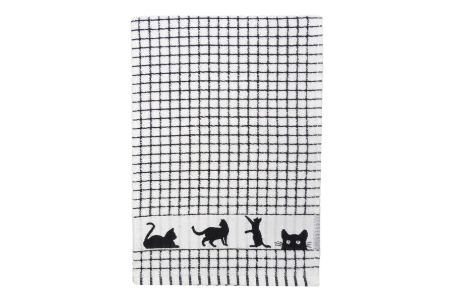 POLI DRI HANDDOEK JACQUARD  - CATS          