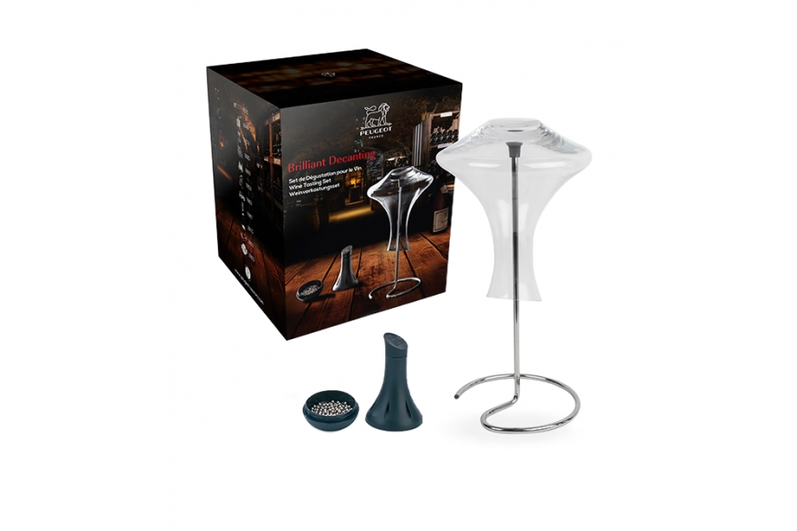PEUGEOT GESCHENKSET "BRILLIANT DECANTING" 