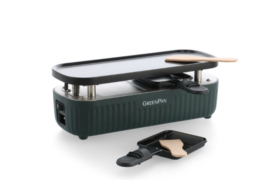 GREENPAN SILHOUETTE CONNECTEERBARE GOURMET - 2 PERSONEN - PINE GREEN