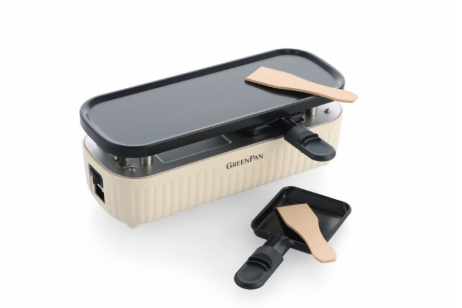 GREENPAN SILHOUETTE CONNECTEERBARE GOURMET - 2 PERSONEN - CREME WHITE